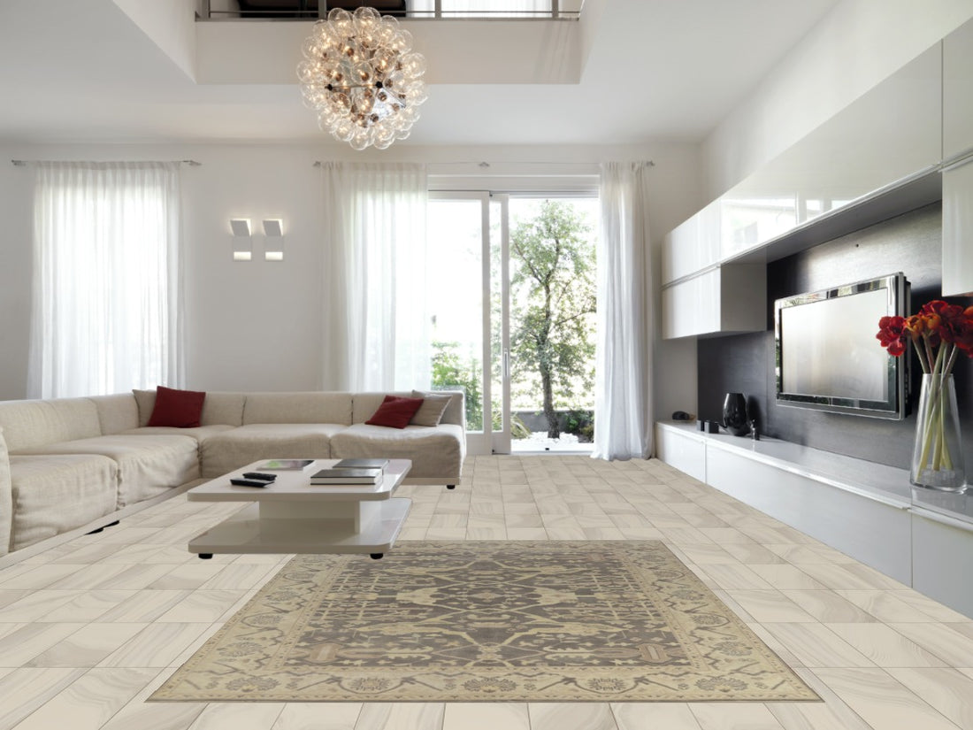 Gray Wool Oushak Indian Area Rug 8x10
