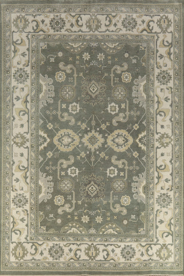 Green Handmade Oushak Indian Area Rug 9x12