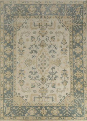 Handmade Wool Oushak Indian Area Rug 8x10