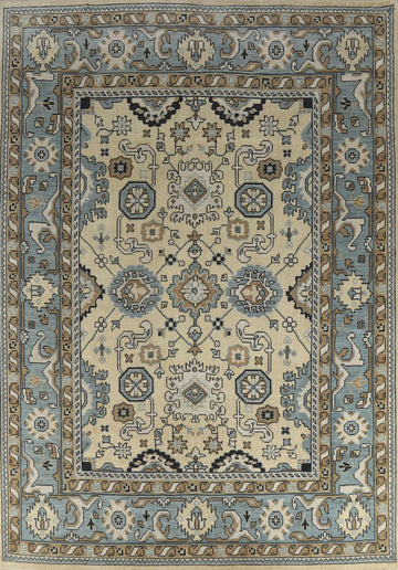 Handmade Wool Oushak Indian Area Rug 9x12