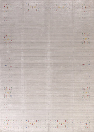 Handmade Wool Gabbeh Indian Area Rug 9x12
