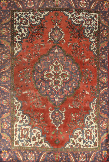 Handmade Wool Tabriz Persian Area Rug 7x10