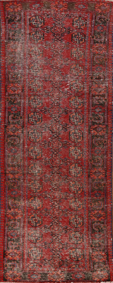 Geometric Balouch Persian Runner Rug 3x10