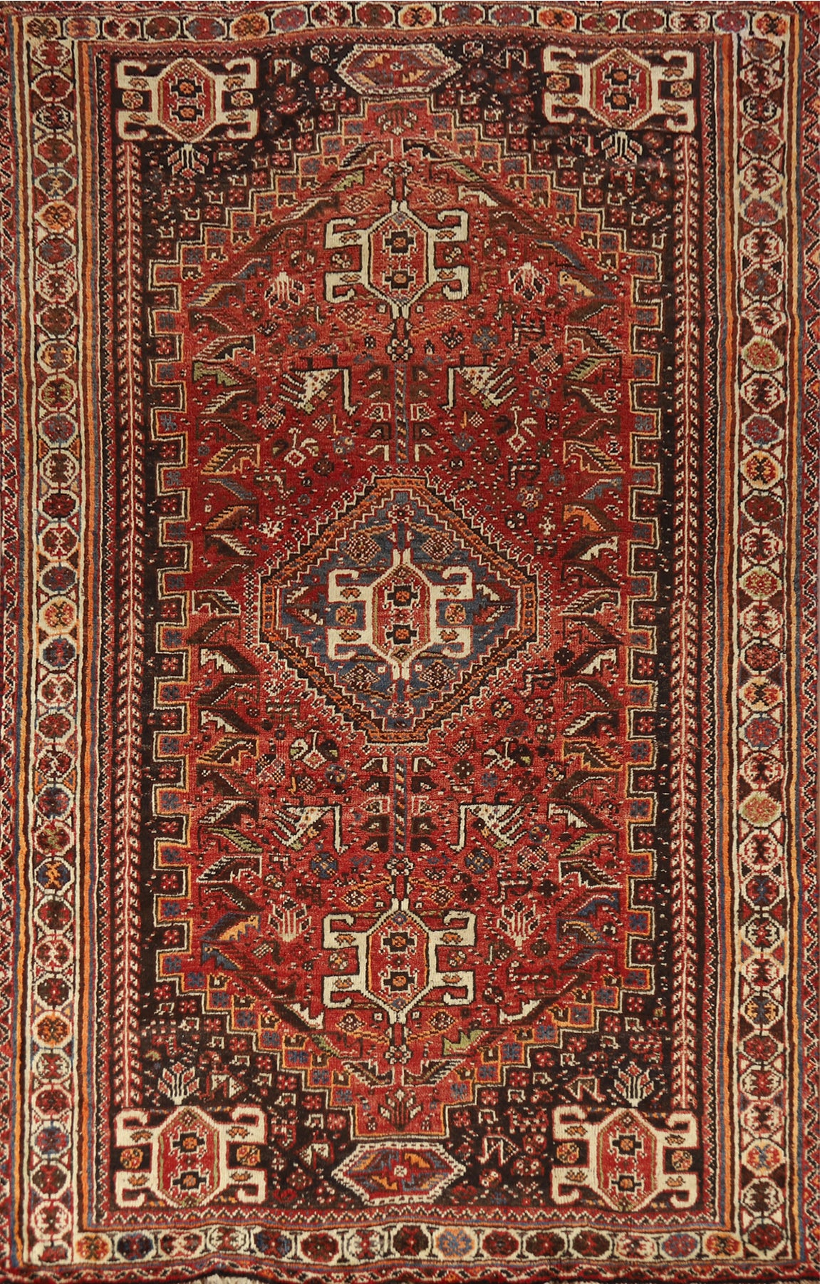 Qashqai Persian Area Rug 5x8