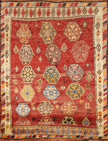 Geometric Shiraz Persian Rug 4x5