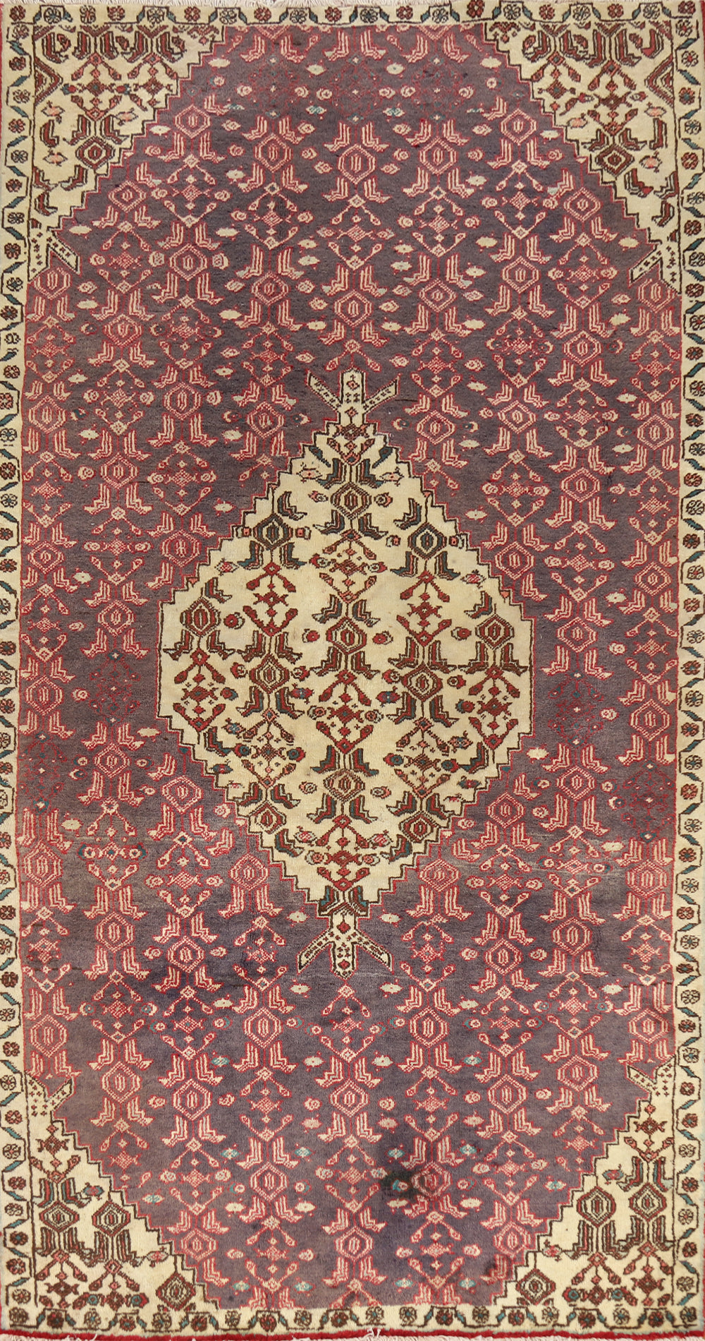 Geometric Ardebil Persian Rug 4x8