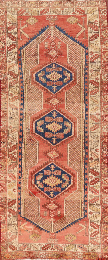 Geometric Ardebil Persian Runner Rug 3x9