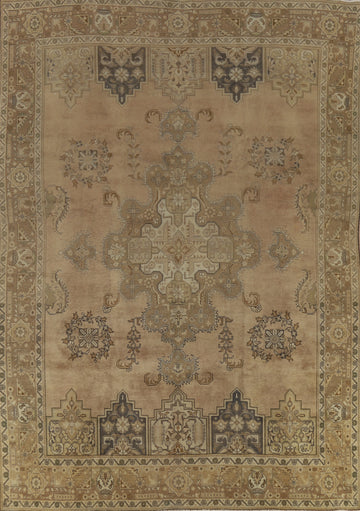 Geometric Tabriz Persian Area Rug 10x13