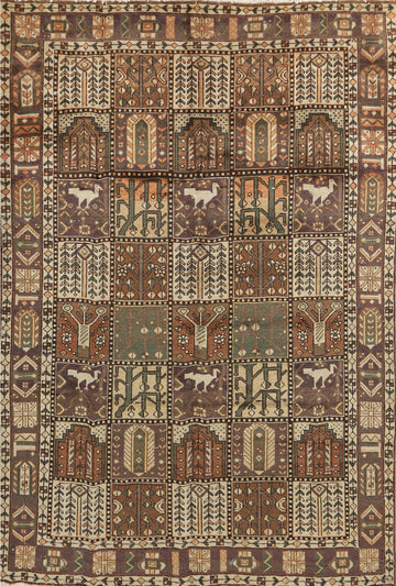 Garden Design Bakhtiari Persian Area Rug 7x10