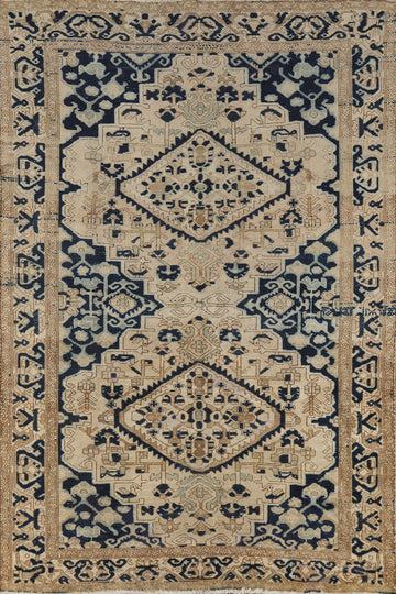 Geometric Bakhtiari Persian Area Rug 7x10