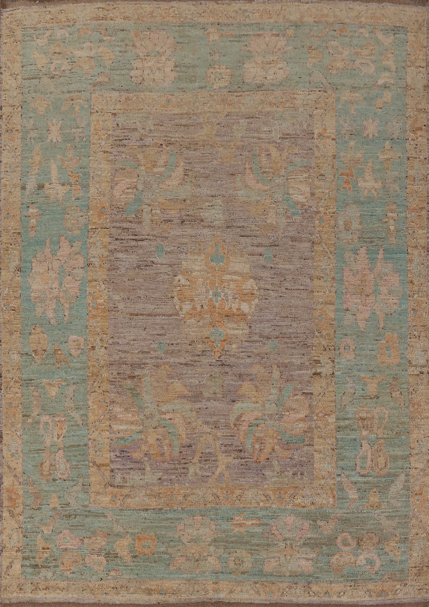 Handmade Wool Oushak Turkish Area Rug 8x10