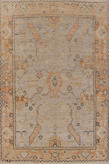 Handmade Wool Oushak Turkish Area Rug 8x12