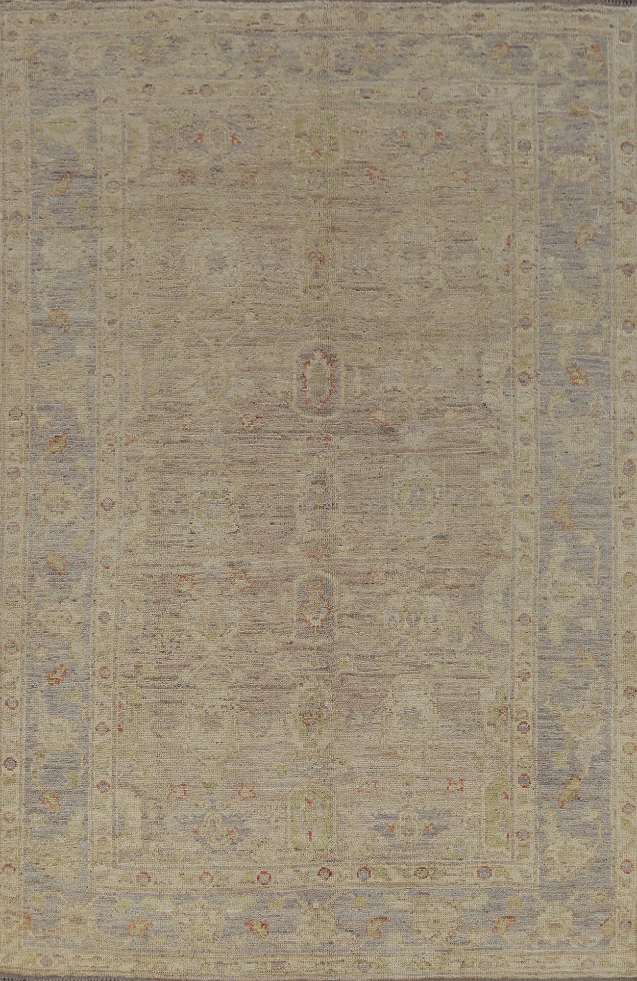 Handmade Wool Oushak Turkish Area Rug 6x9