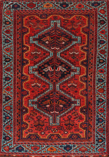 Geometric Shiraz Persian Rug 3x5