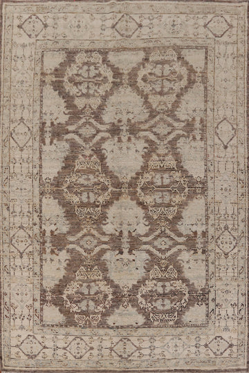 Vegetable Dye Oushak Turkish Area Rug 7x10