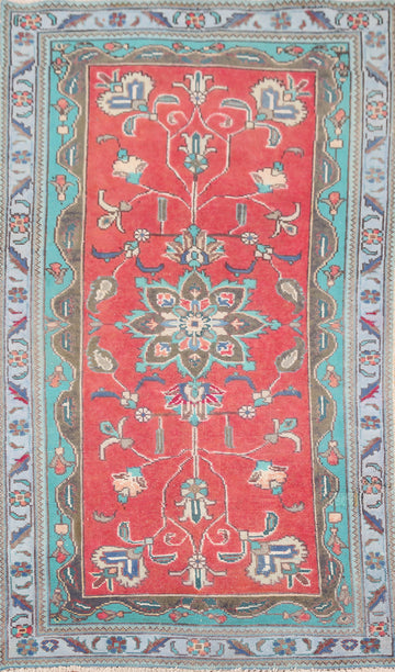 Handmade Wool Tabriz Persian Rug 3x6