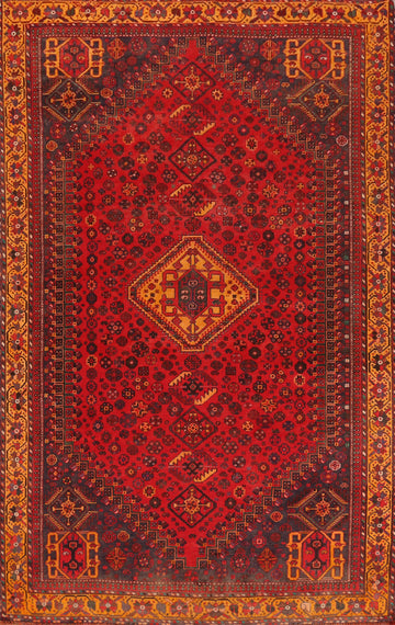 Tribal Geometric Shiraz Persian Area Rug 6x9