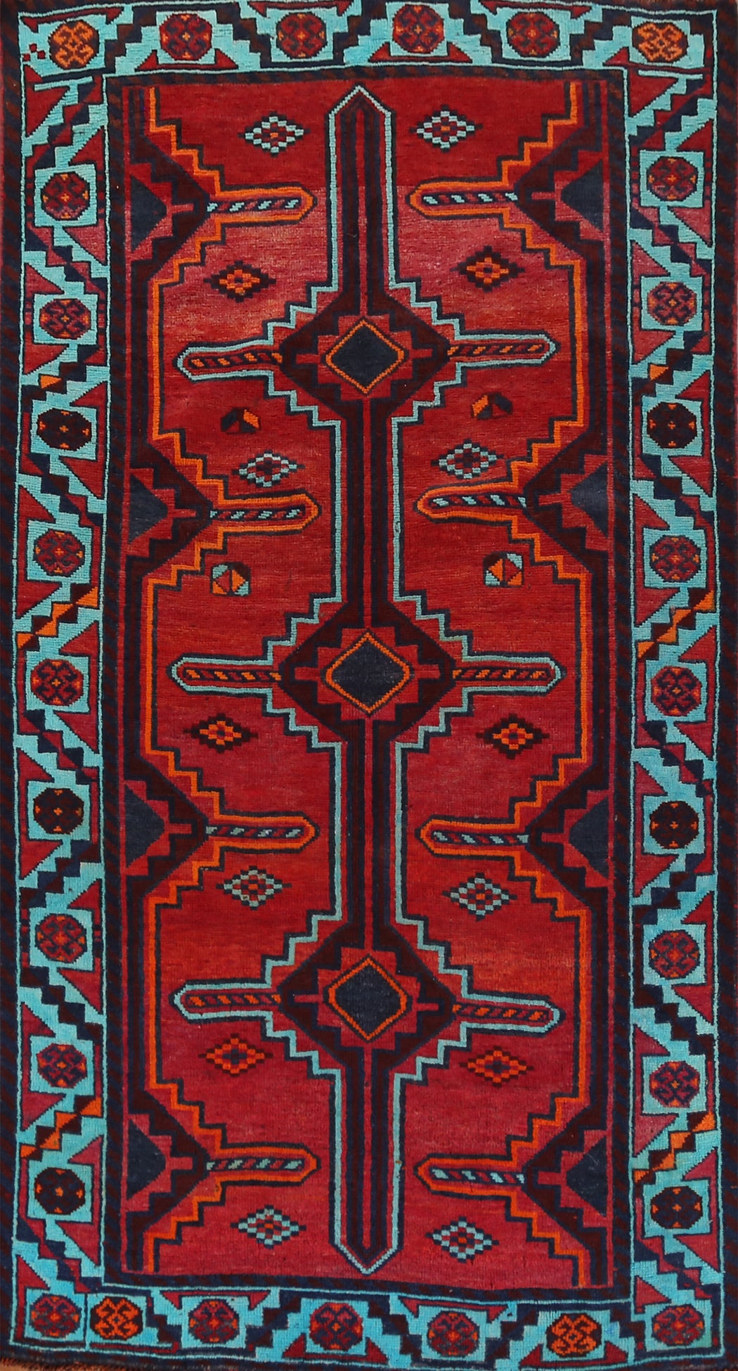 Handmade Wool Lori Persian Rug 4x8