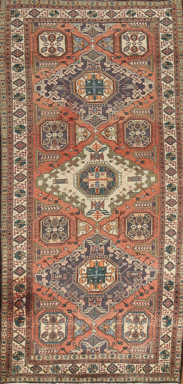 Geometric Meshkin Persian Area Rug 5x10