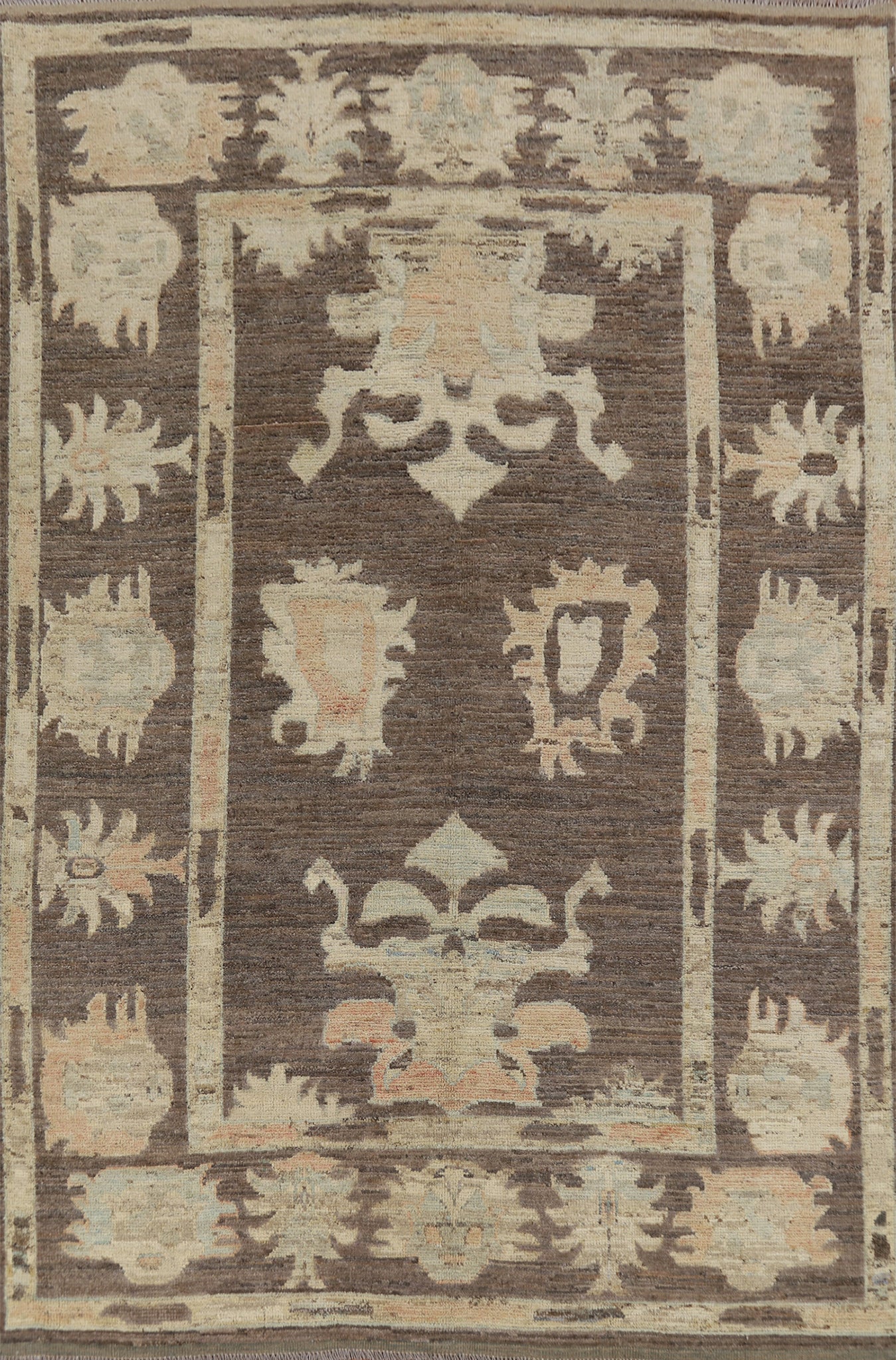 Vegetable Dye Oushak Turkish Area Rug 7x10