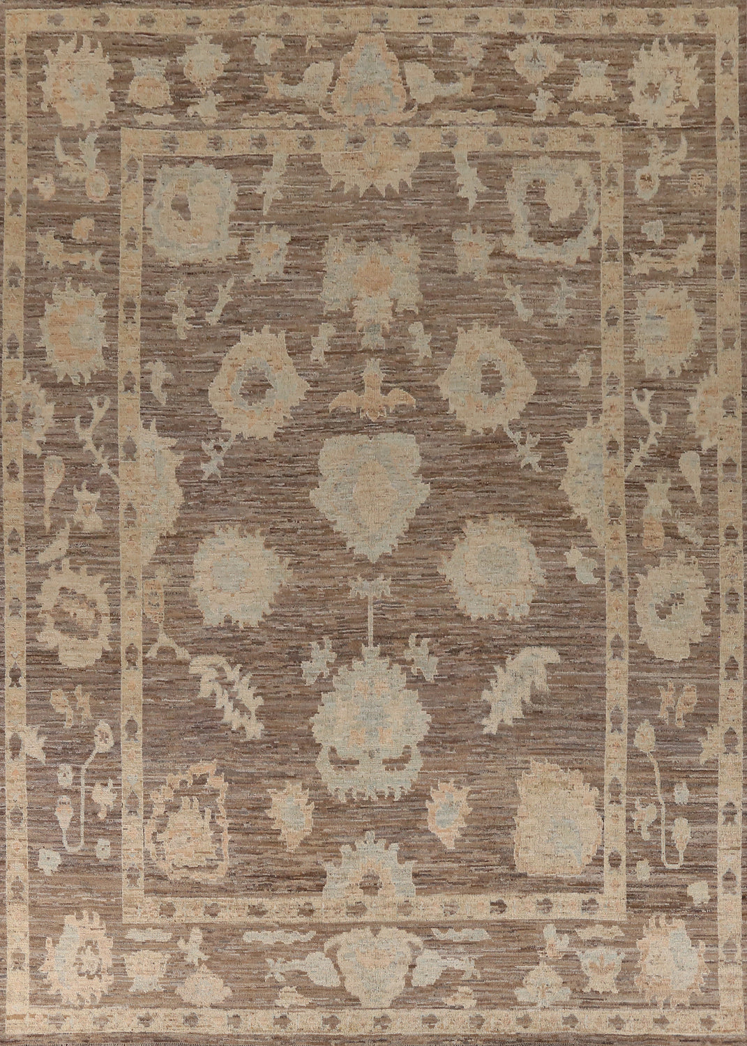 All-Over Oushak Vegetable Dye Large Rug 11x14