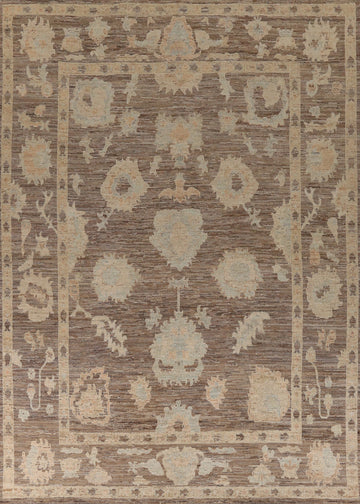 All-Over Oushak Vegetable Dye Large Rug 11x14