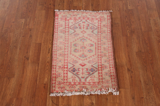 Handmade Vintage Wool Malayer Persian Rug 2x3