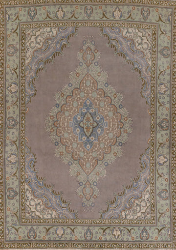 Traditional Wool Tabriz Persian Area Rug 10x13