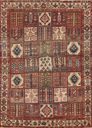 Garden Design Bakhtiari Persian Rug 5x6