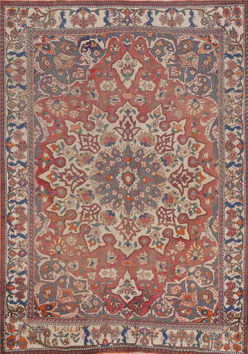 Medallion Wool Bakhtiari Persian Rug 5x7