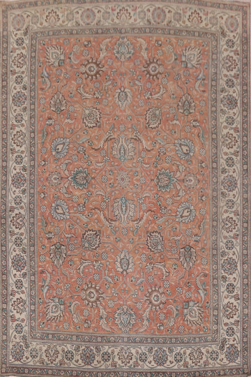 Handmade Floral Tabriz Persian Area Rug 8x12