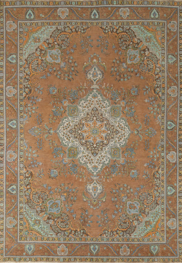 Traditional Wool Tabriz Persian Area Rug 10x13