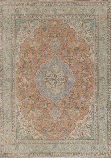 Traditional Wool Tabriz Persian Area Rug 10x13