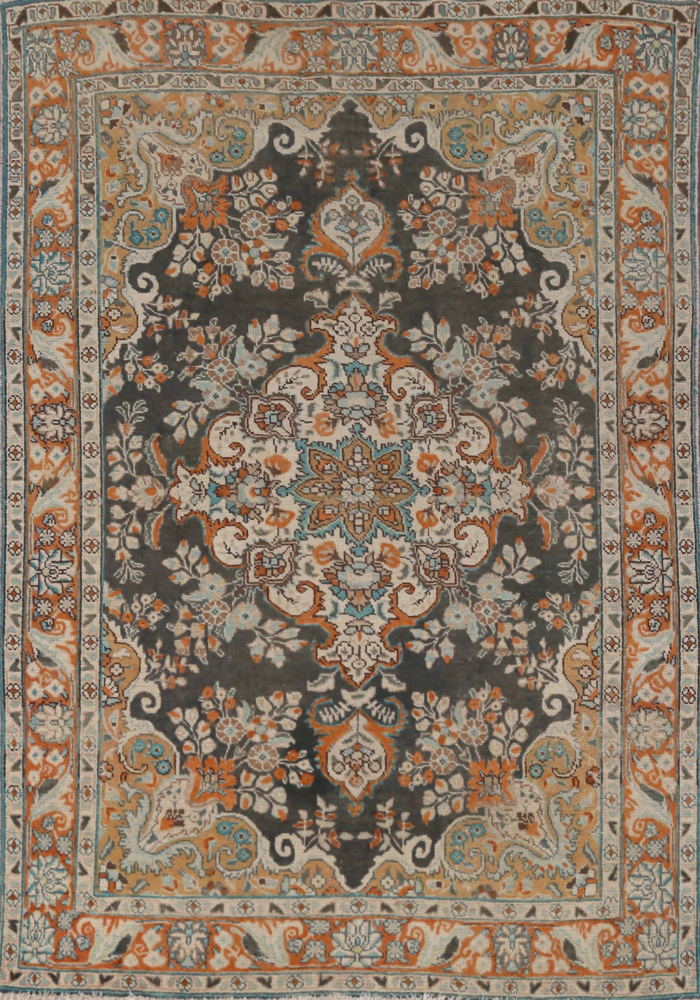 Traditional Wool Tabriz Persian Rug 5x6