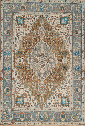 Traditional Wool Tabriz Persian Rug 5x7