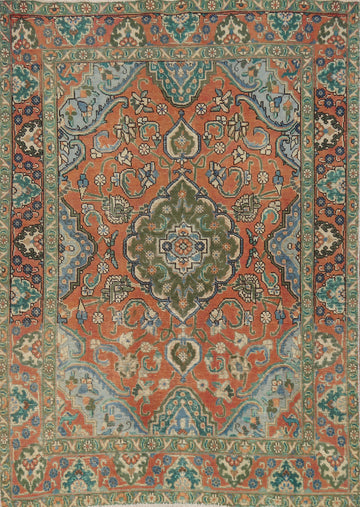 Traditional Wool Tabriz Persian Rug 5x6