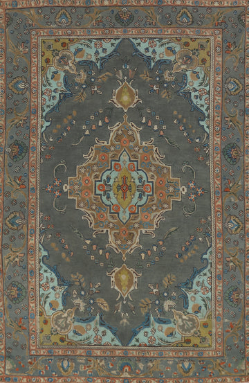 Traditional Wool Tabriz Persian Area Rug 6x10