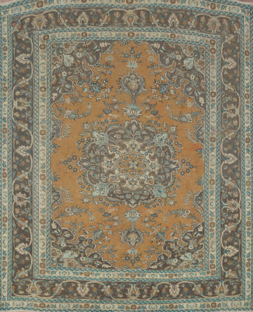 Handmade Wool Tabriz Persian Area Rug 7x8