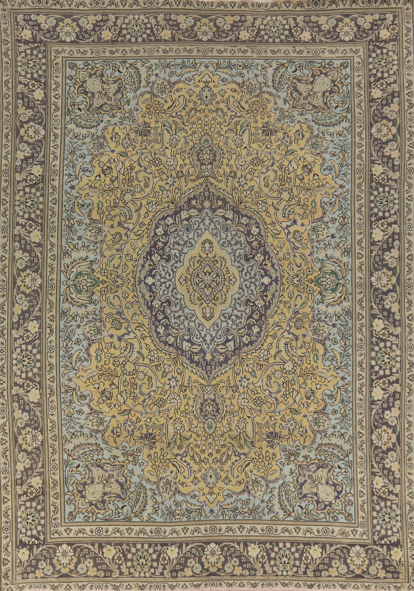 Handmade Floral Tabriz Persian Area Rug 8x11