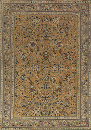 Traditional Floral Tabriz Persian Area Rug 8x11