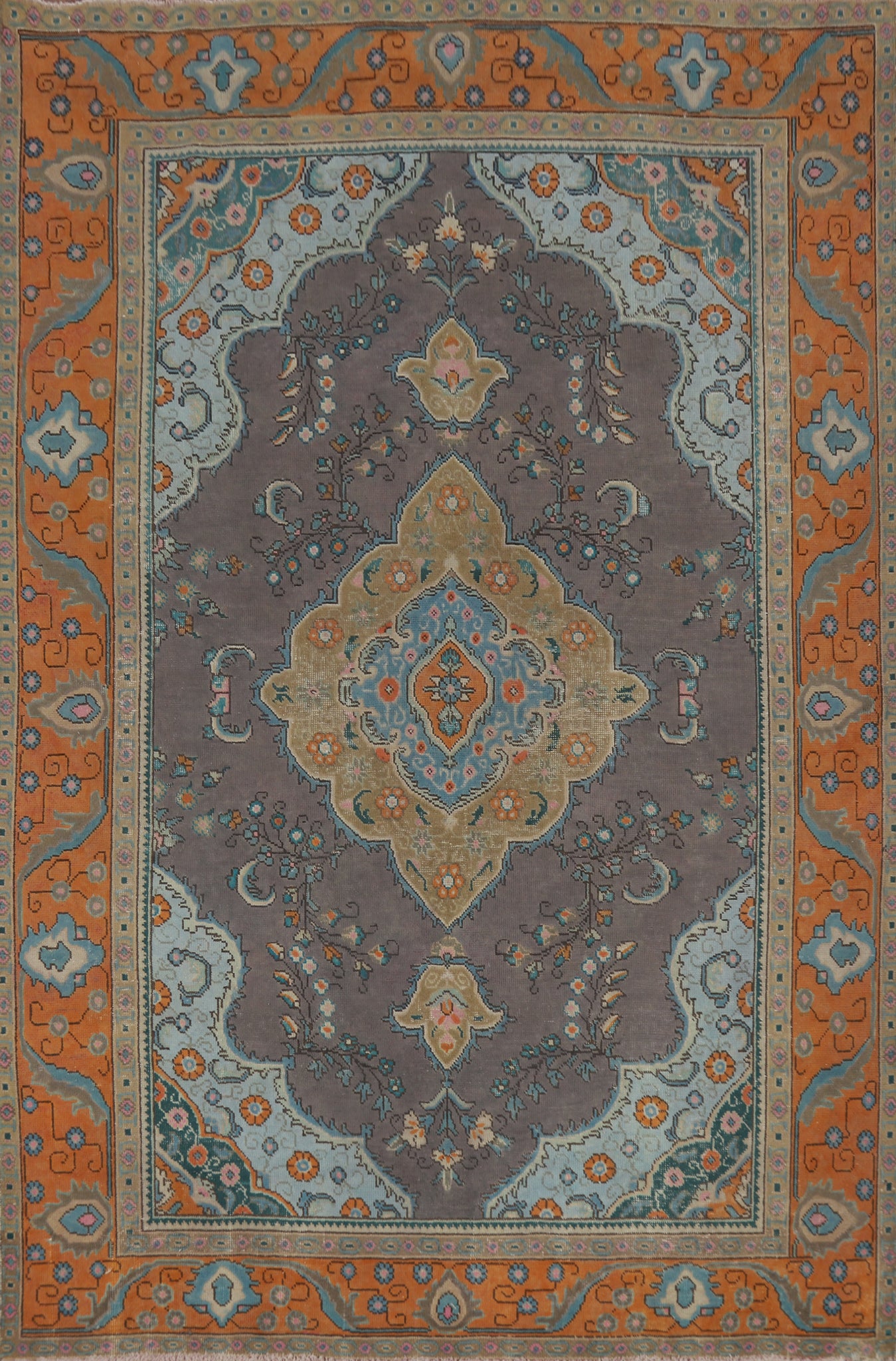 Traditional Tabriz Persian Area Rug 6x9
