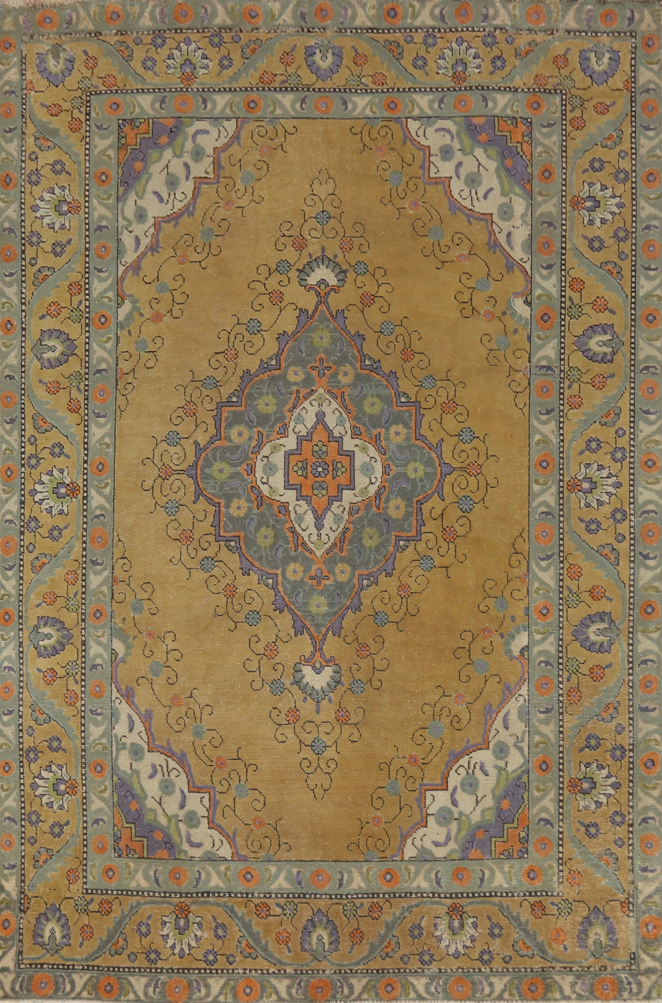 Traditional Tabriz Persian Area Rug 6x9