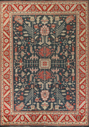 Handmade Wool Heriz Serapi Indian Large Rug 12x15