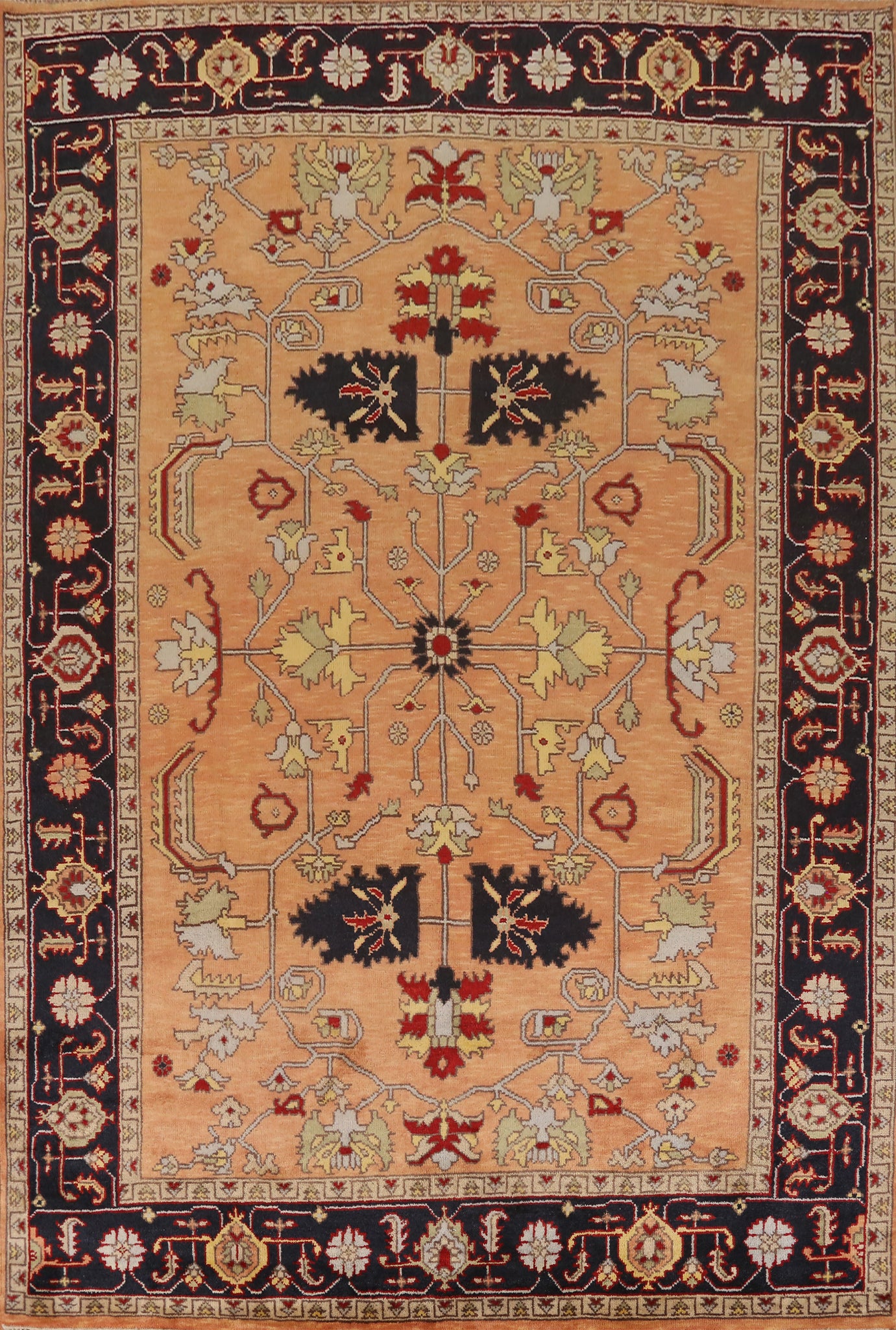 Handmade Wool Heriz Serapi Indian Area Rug 9x12
