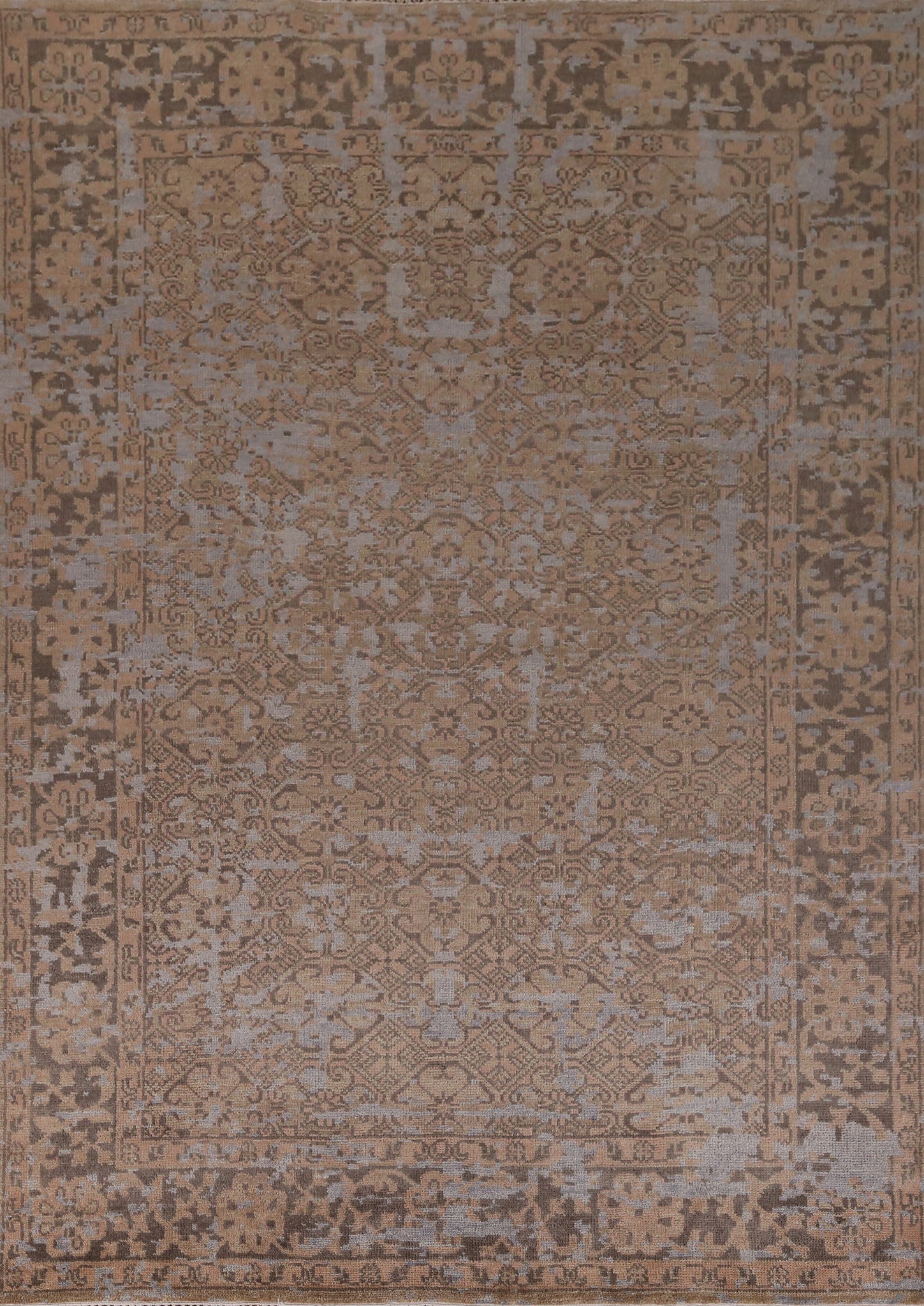 Handmade Oushak Indian Area Rug 9x12