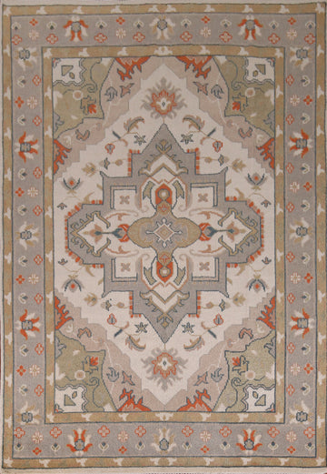 Geometric Oushak Indian Area Rug 8x10