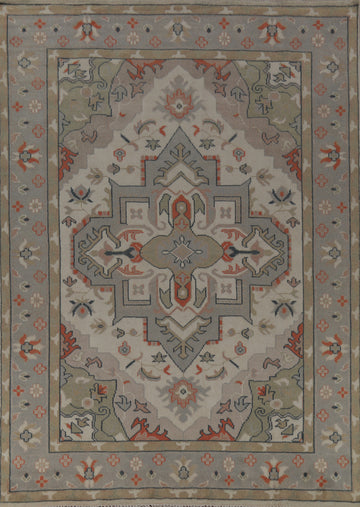 Handmade Oushak Indian Area Rug 9x12