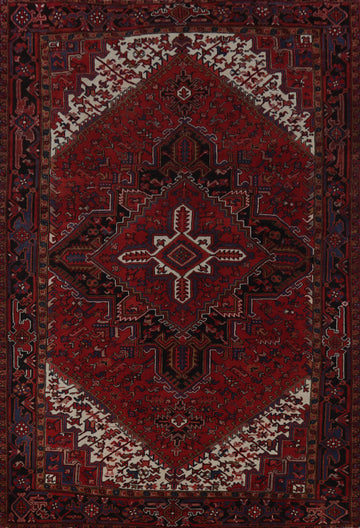 Geometric Heriz Persian Area Rug 8x11