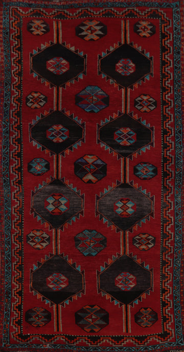 Handmade Geometric Lori Persian Area Rug 5x11