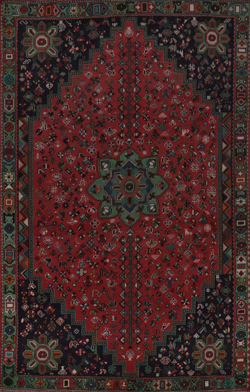 Tribal Geometric Shiraz Persian Area Rug 7x10